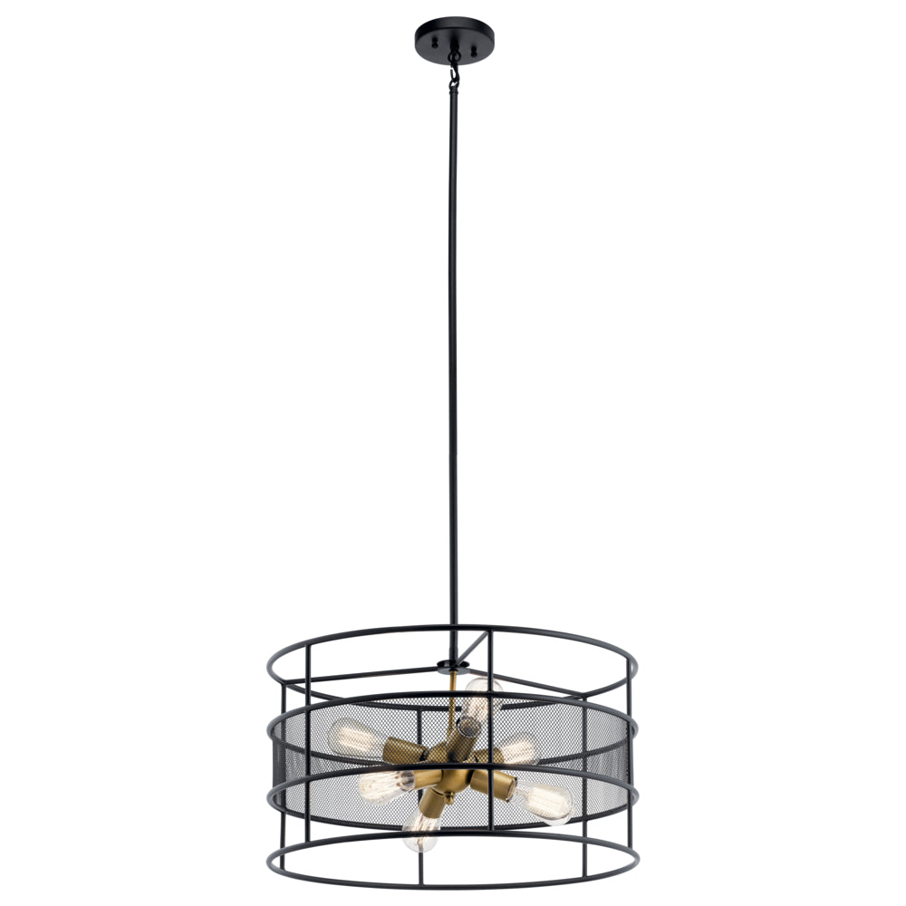 KICHLER, PISTON CHANDELIER, PENDANT LIGHT