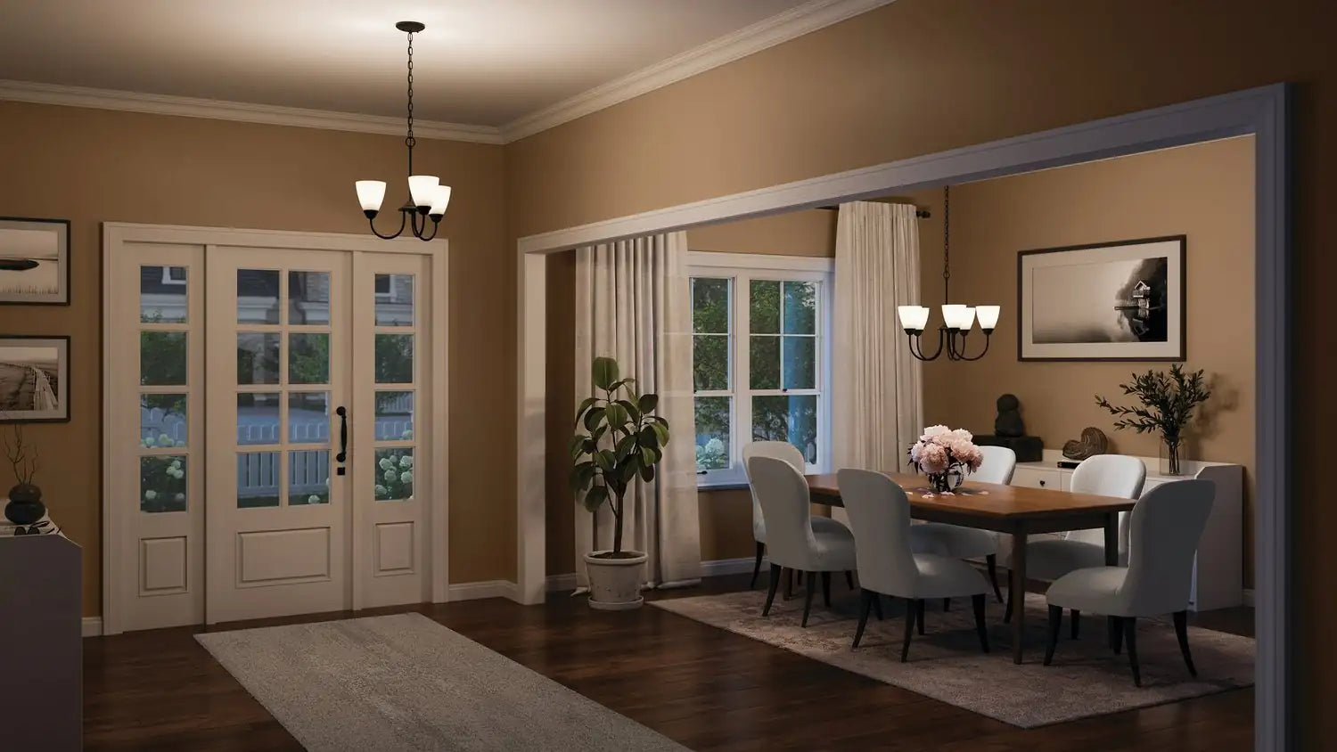 KICHLER, JOLIE CHANDELIER, CHANDELIER LIGHT