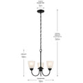 KICHLER, JOLIE CHANDELIER, CHANDELIER LIGHT