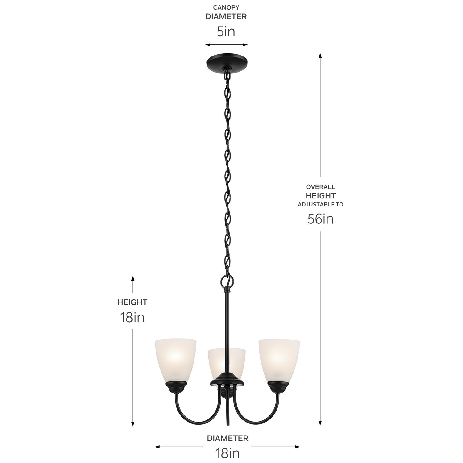 KICHLER, JOLIE CHANDELIER, CHANDELIER LIGHT