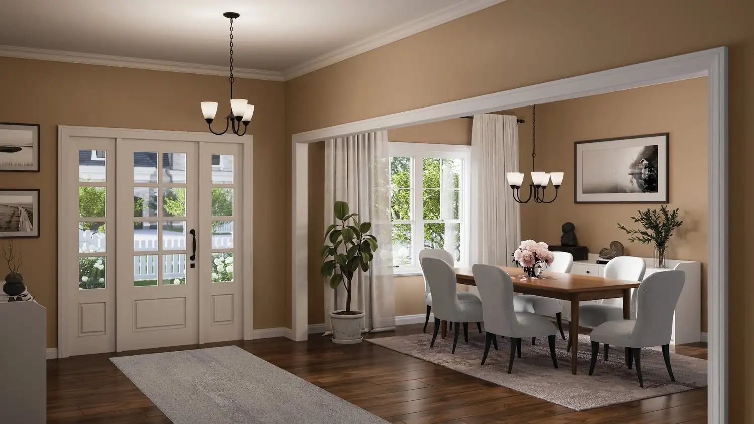 KICHLER, JOLIE CHANDELIER, CHANDELIER LIGHT
