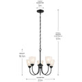 KICHLER, JOLIE CHANDELIER, CHANDELIER LIGHT