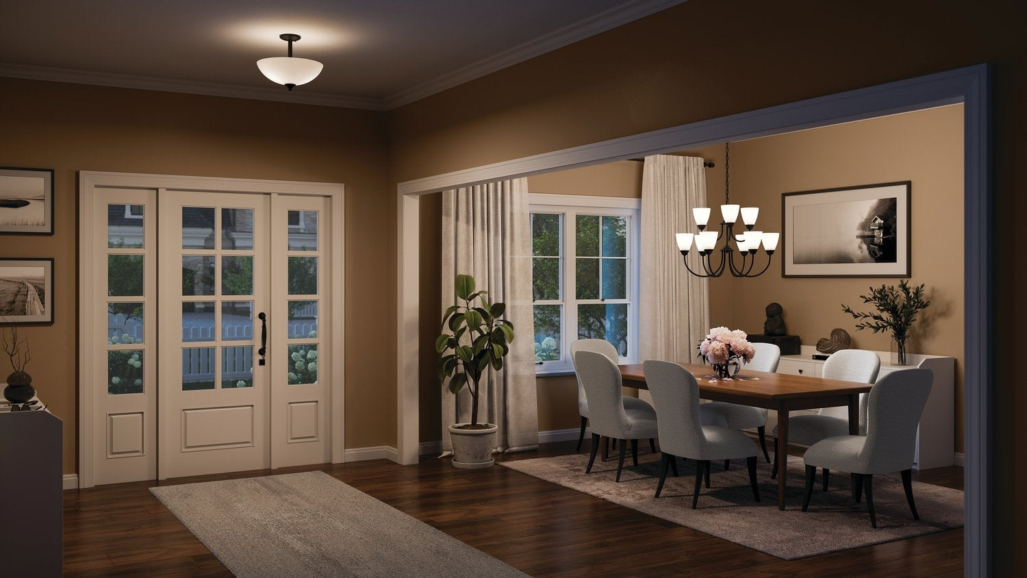 KICHLER, JOLIE CHANDELIER, CHANDELIER LIGHT