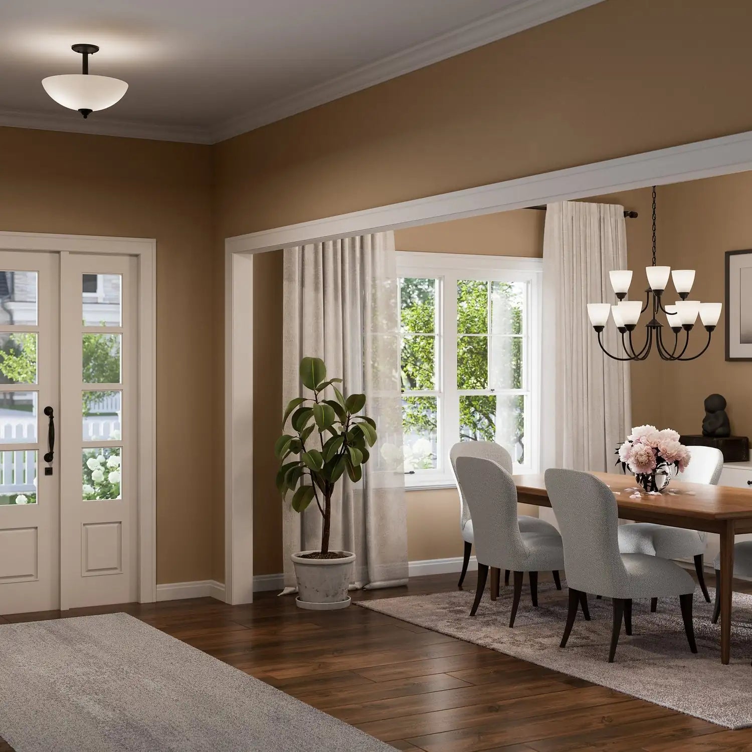 KICHLER, JOLIE CHANDELIER, CHANDELIER LIGHT