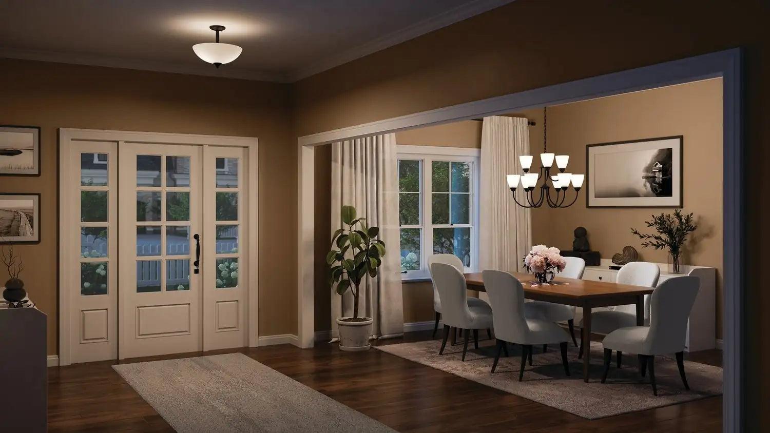 KICHLER, JOLIE CHANDELIER, CHANDELIER LIGHT