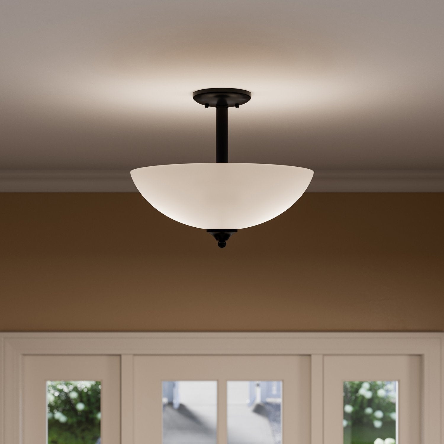 KICHLER, JOLIE PENDANTS, SEMI FLUSH MOUNT LIGHT