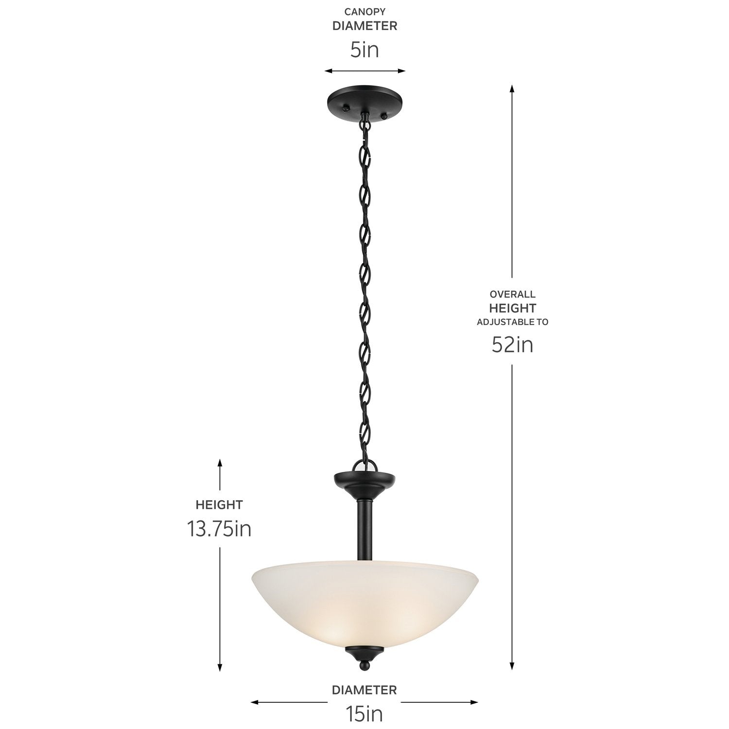 KICHLER, JOLIE PENDANTS, SEMI FLUSH MOUNT LIGHT