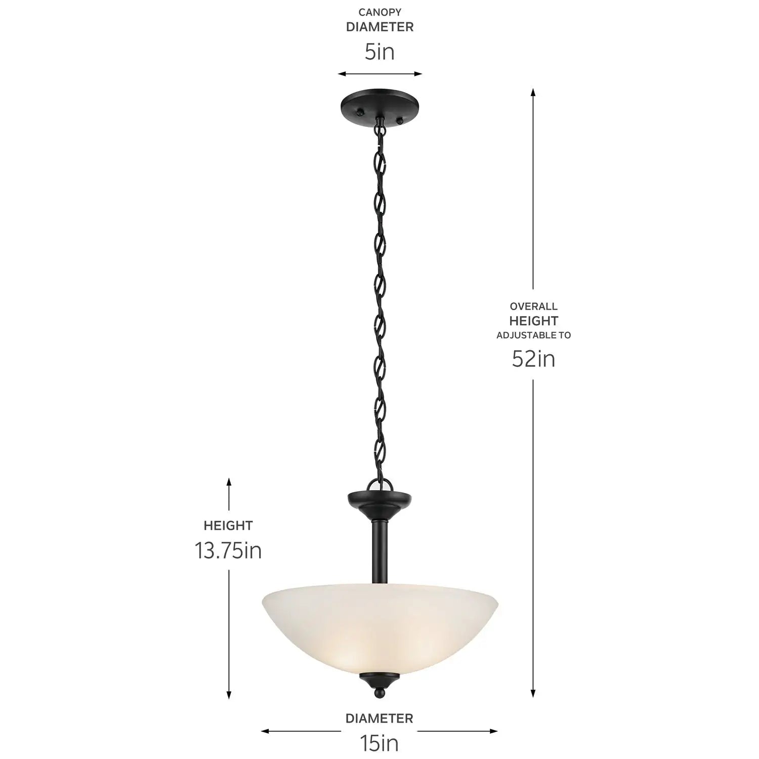 KICHLER, JOLIE PENDANTS, SEMI FLUSH MOUNT LIGHT