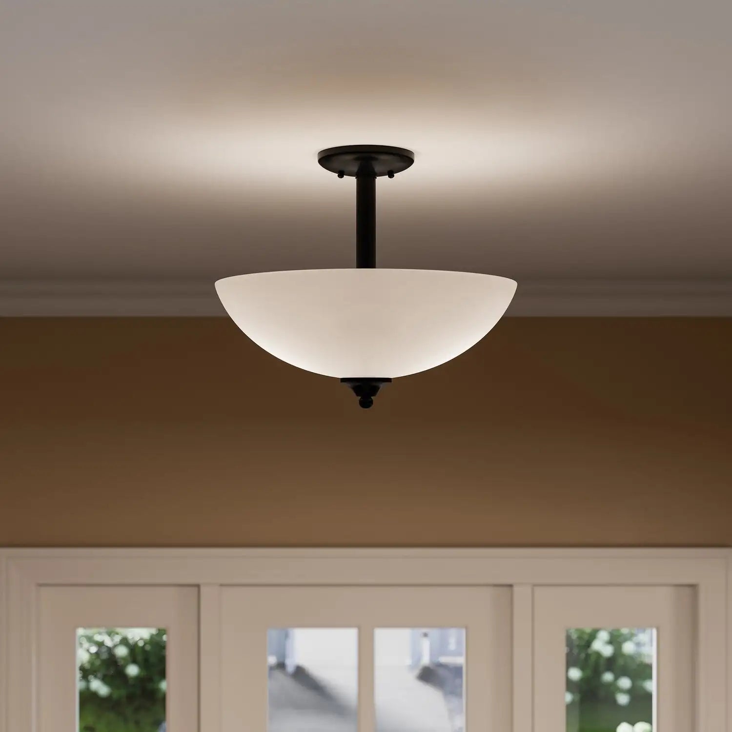 KICHLER, JOLIE PENDANTS, SEMI FLUSH MOUNT LIGHT