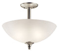 KICHLER, JOLIE PENDANTS, SEMI FLUSH MOUNT LIGHT