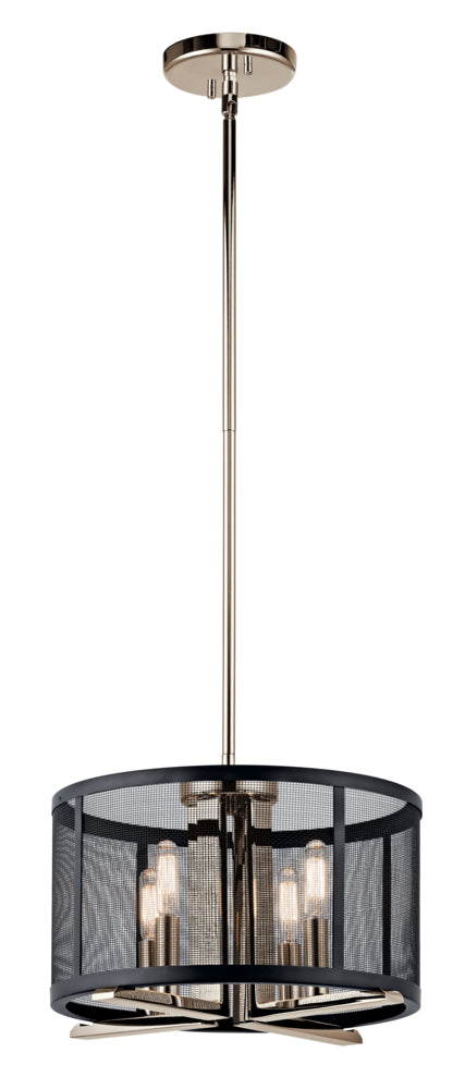 KICHLER, TITUS PENDANTS, SEMI FLUSH MOUNT LIGHT