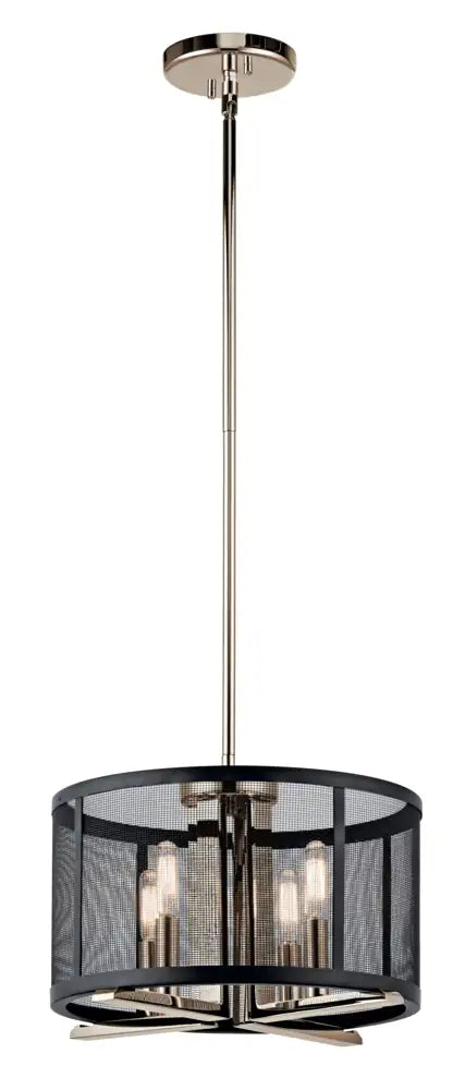 KICHLER, TITUS PENDANTS, SEMI FLUSH MOUNT LIGHT