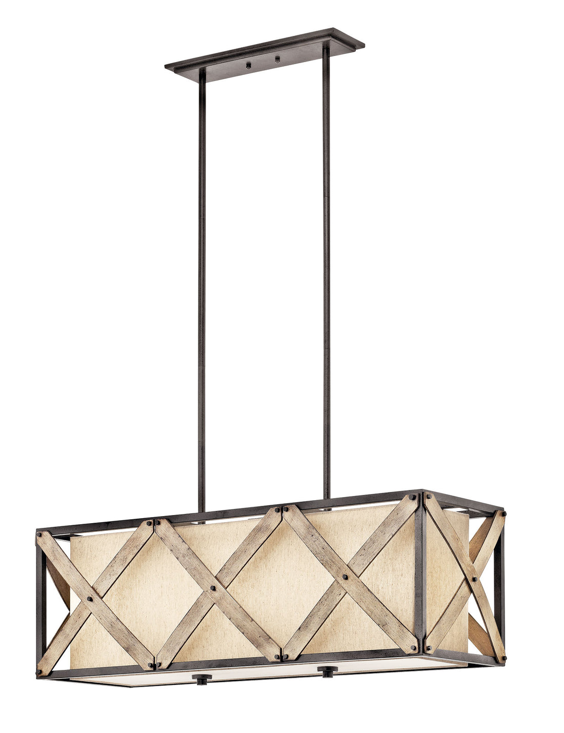 KICHLER, CAHOON CHANDELIER, PENDANT LIGHT