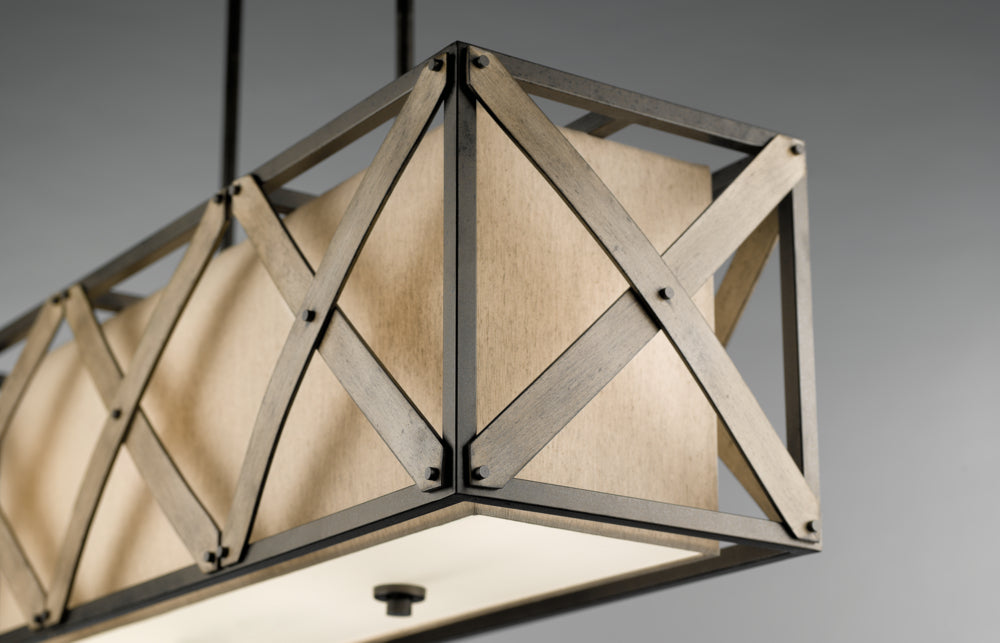 KICHLER, CAHOON CHANDELIER, PENDANT LIGHT