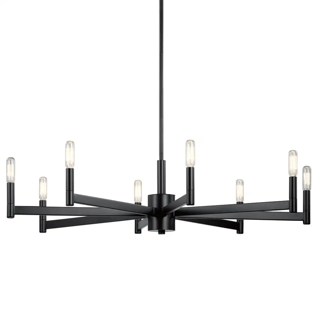 KICHLER, ERZO CHANDELIER, LINEAR LIGHT