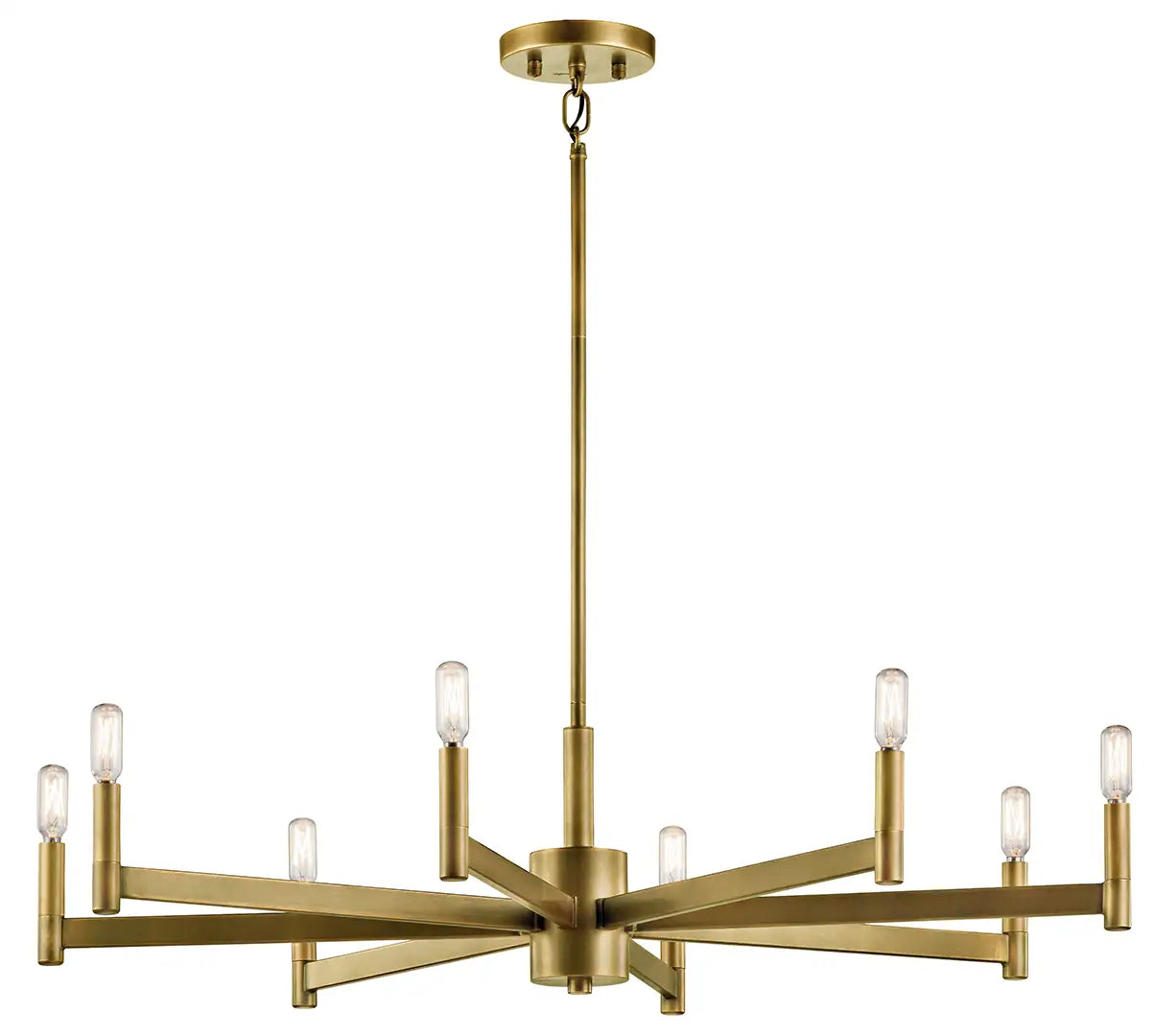 KICHLER, ERZO CHANDELIER, LINEAR LIGHT