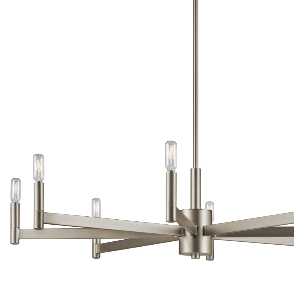 KICHLER, ERZO CHANDELIER, LINEAR LIGHT