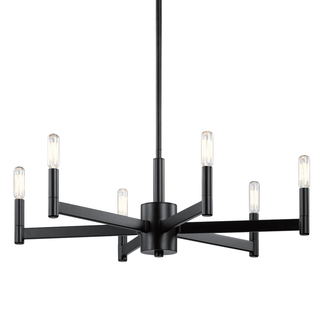 KICHLER, ERZO CHANDELIER, LINEAR LIGHT