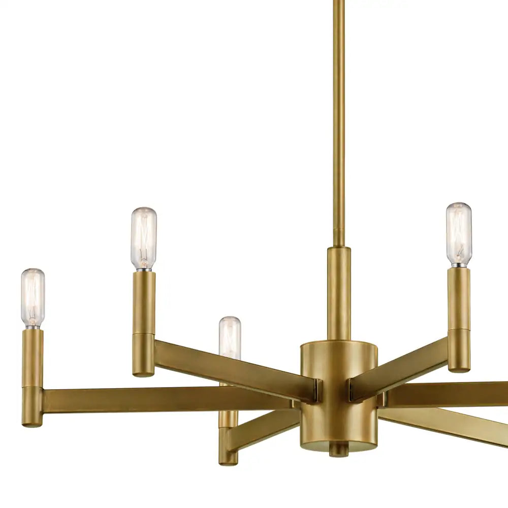 KICHLER, ERZO CHANDELIER, LINEAR LIGHT