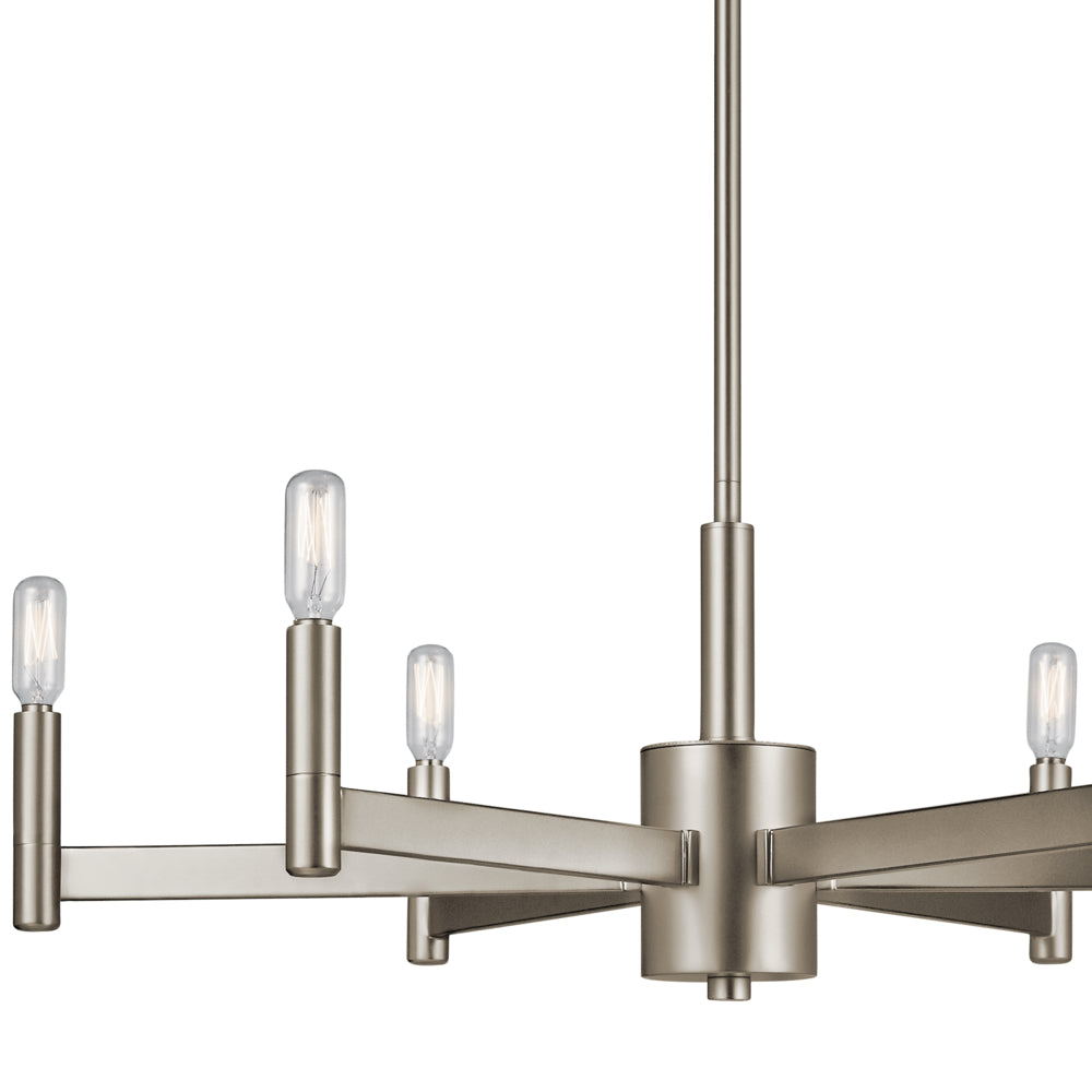 KICHLER, ERZO CHANDELIER, LINEAR LIGHT