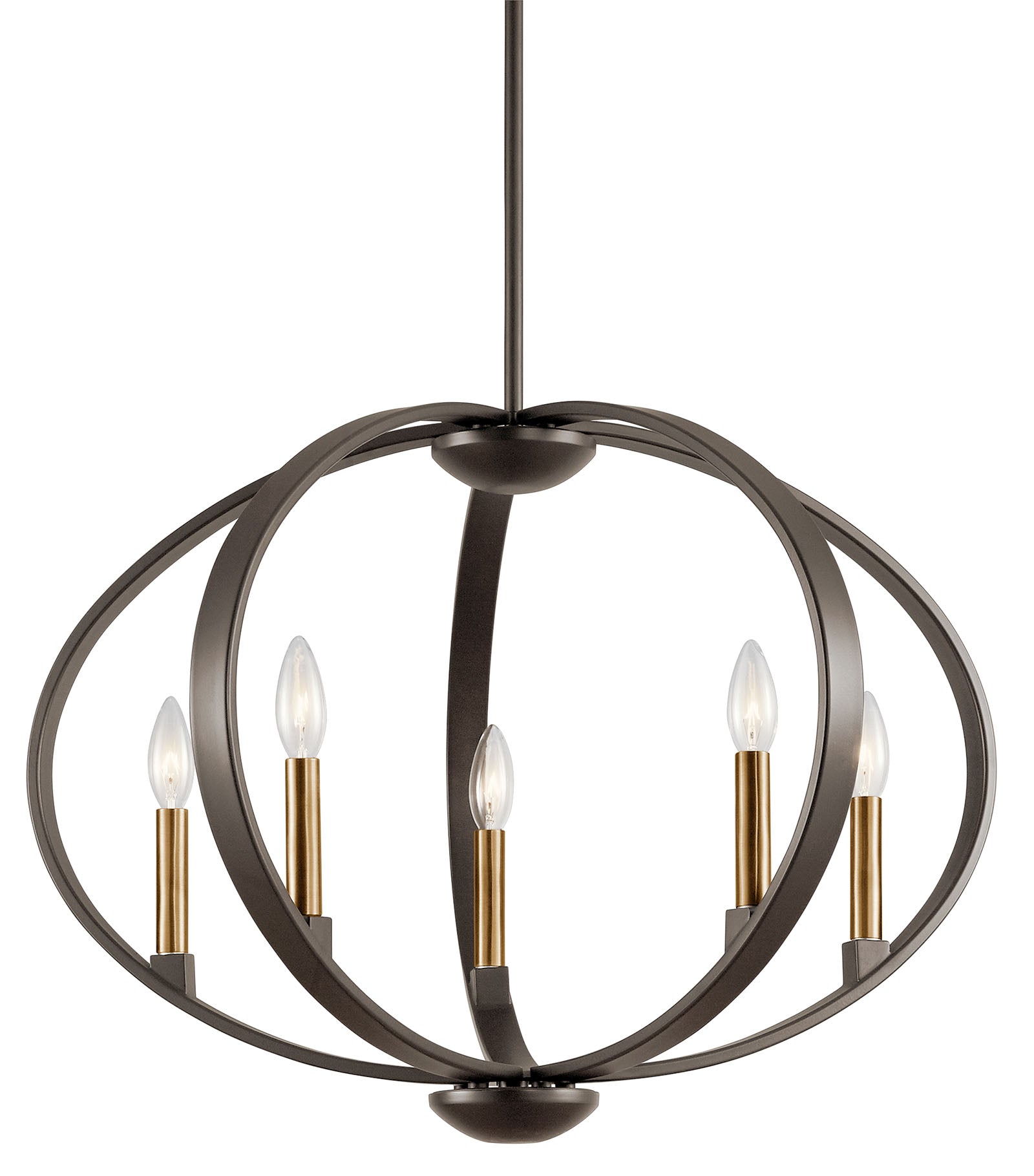 KICHLER, ELATA CHANDELIER, PENDANT LIGHT