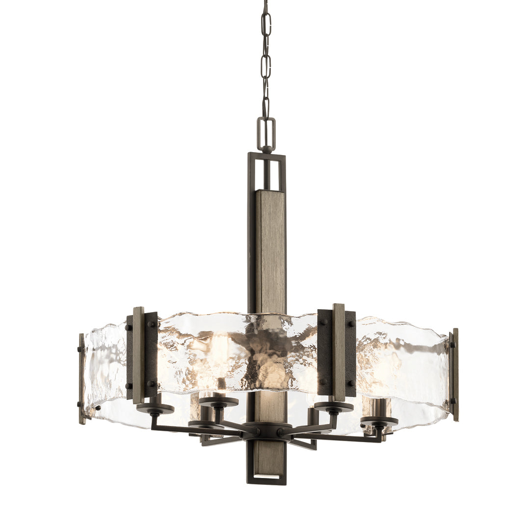 KICHLER, ABERDEEN CHANDELIER, LINEAR LIGHT
