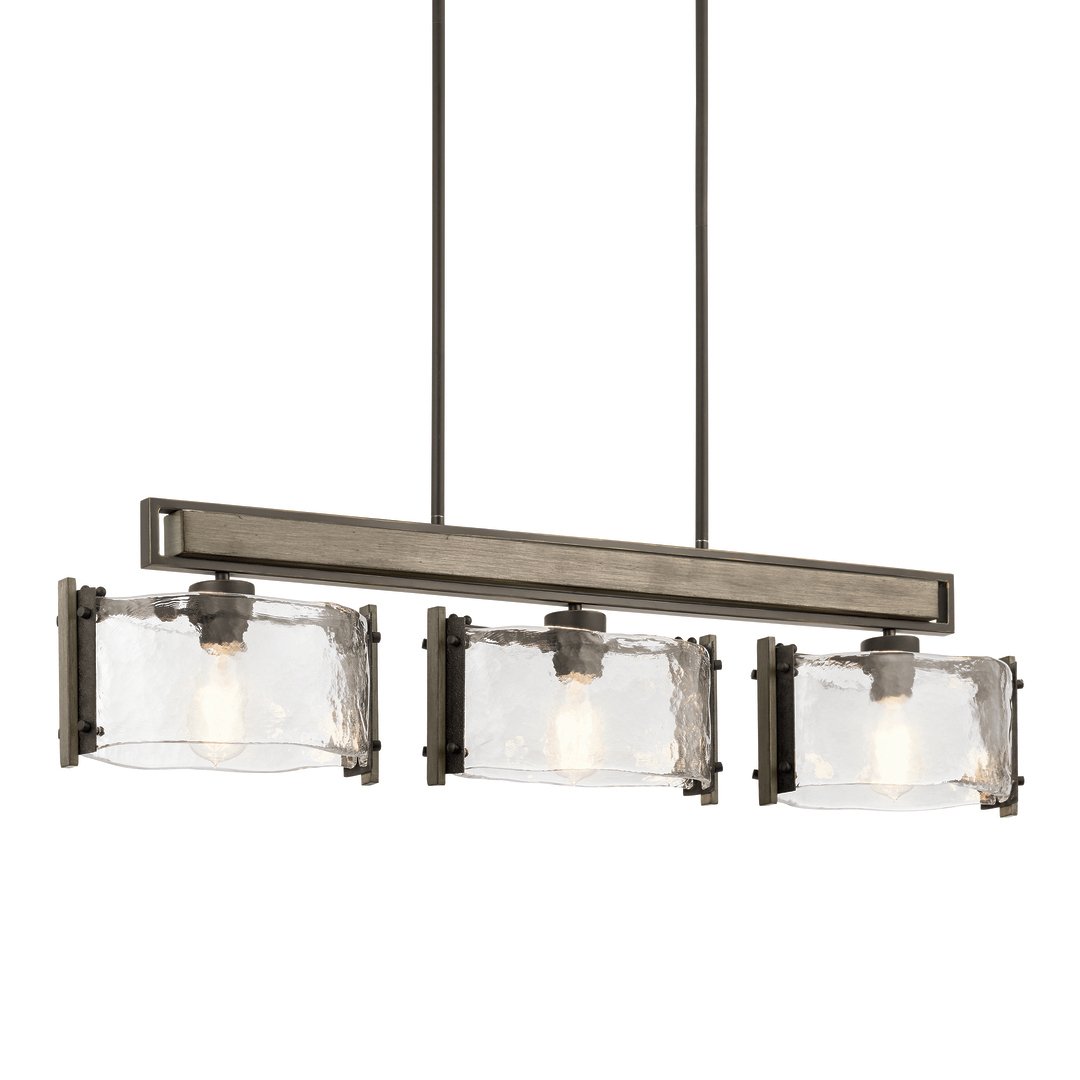 KICHLER, ABERDEEN CHANDELIER, LINEAR LIGHT