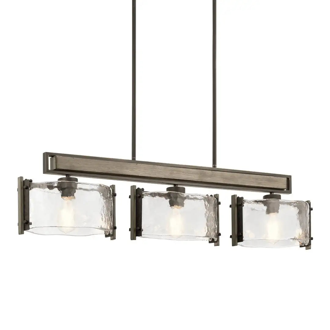 KICHLER, ABERDEEN CHANDELIER, LINEAR LIGHT