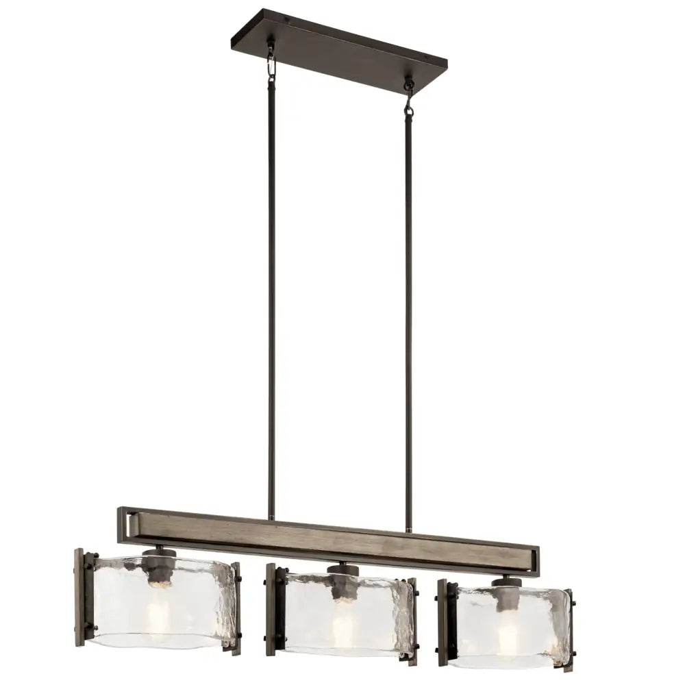KICHLER, ABERDEEN CHANDELIER, LINEAR LIGHT