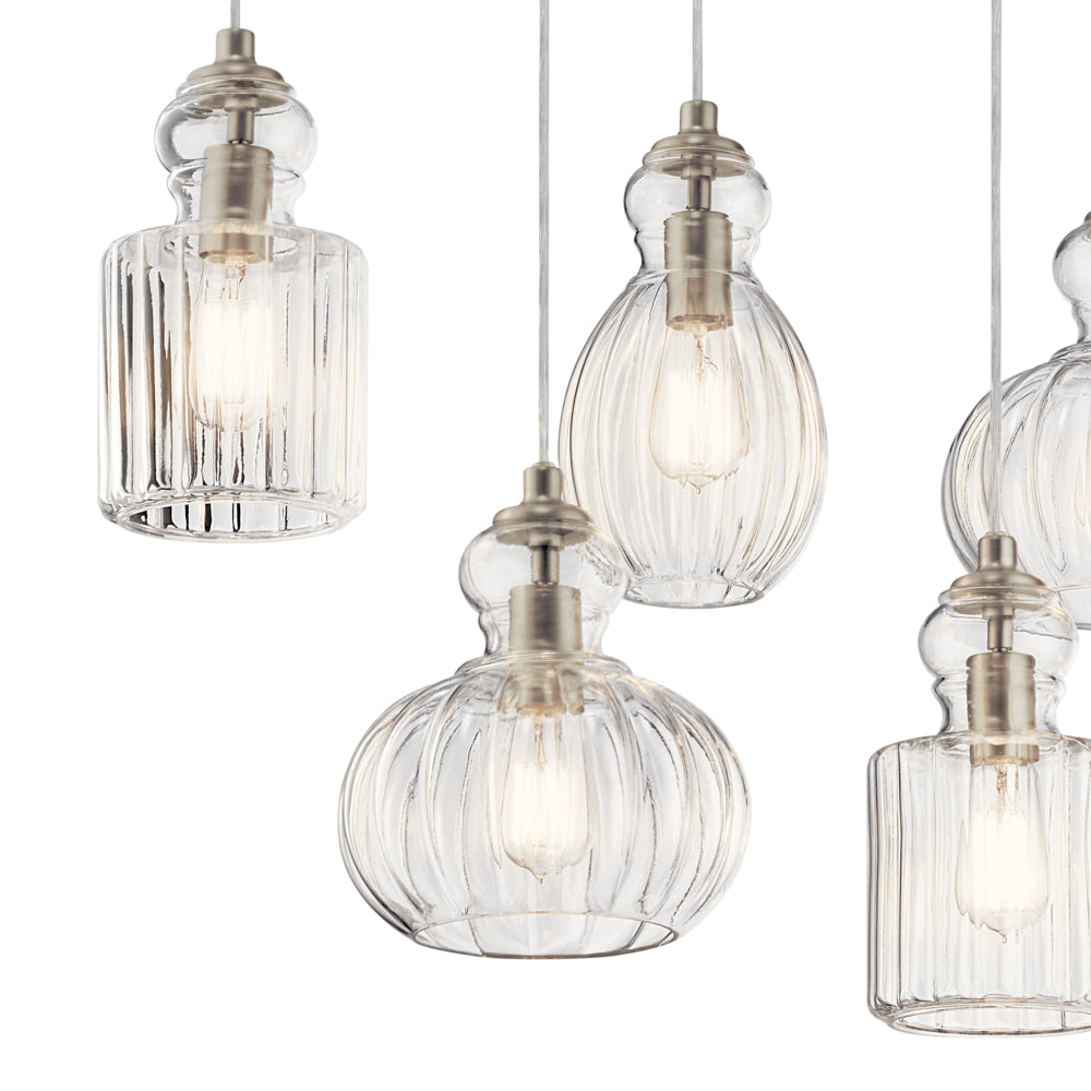 KICHLER, RIVIERA CHANDELIER, LINEAR LIGHT