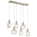 KICHLER, RIVIERA CHANDELIER, LINEAR LIGHT FIXTURE