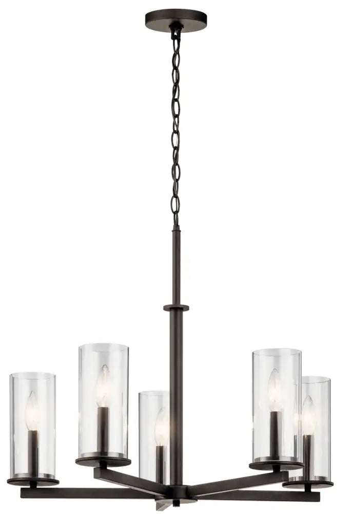 KICHLER, CROSBY CHANDELIER, CHANDELIER LIGHT