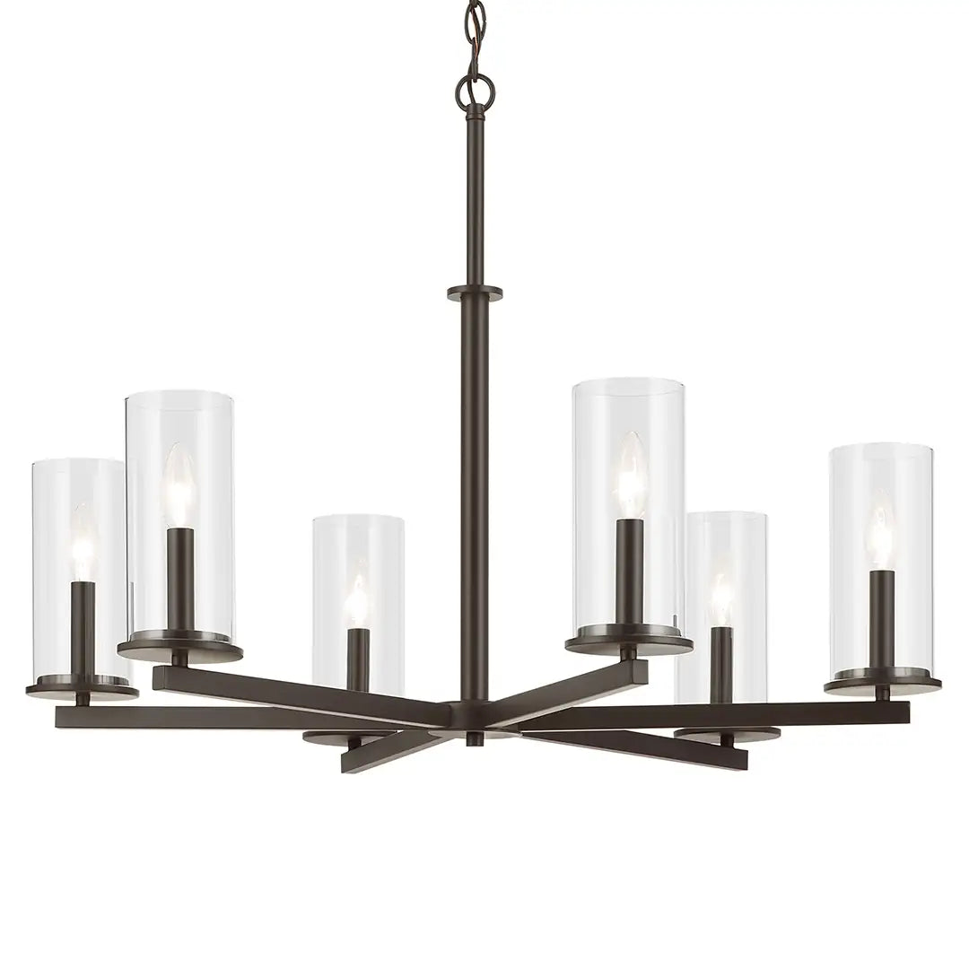 KICHLER, CROSBY CHANDELIER, CHANDELIER LIGHT