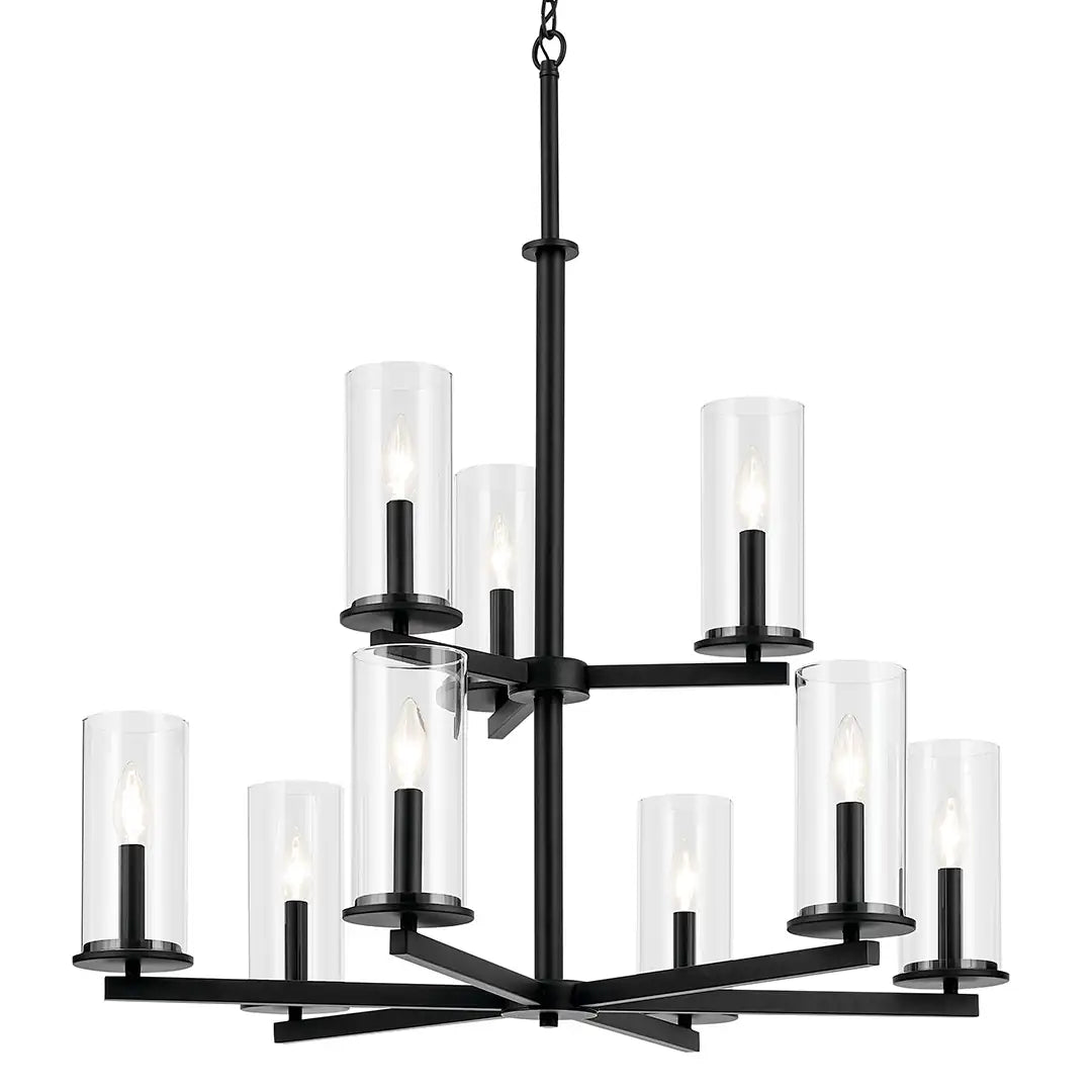 KICHLER, CROSBY CHANDELIER, CHANDELIER LIGHT