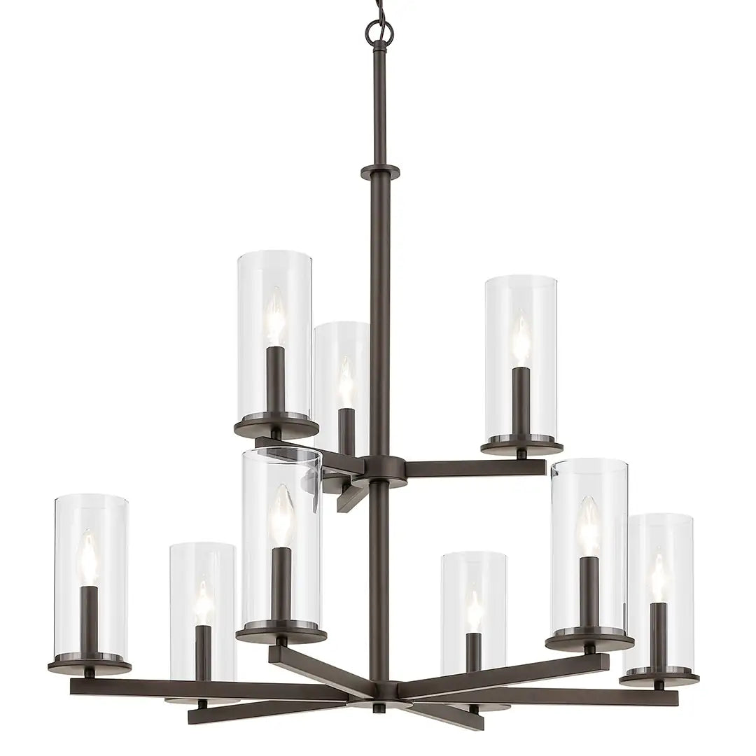 KICHLER, CROSBY CHANDELIER, CHANDELIER LIGHT