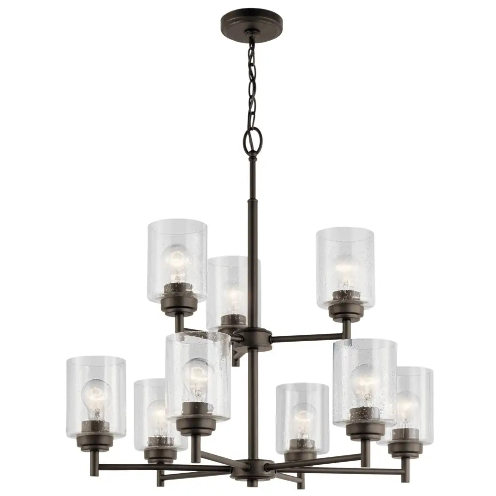 KICHLER, WINSLOW CHANDELIER, CHANDELIER LIGHT
