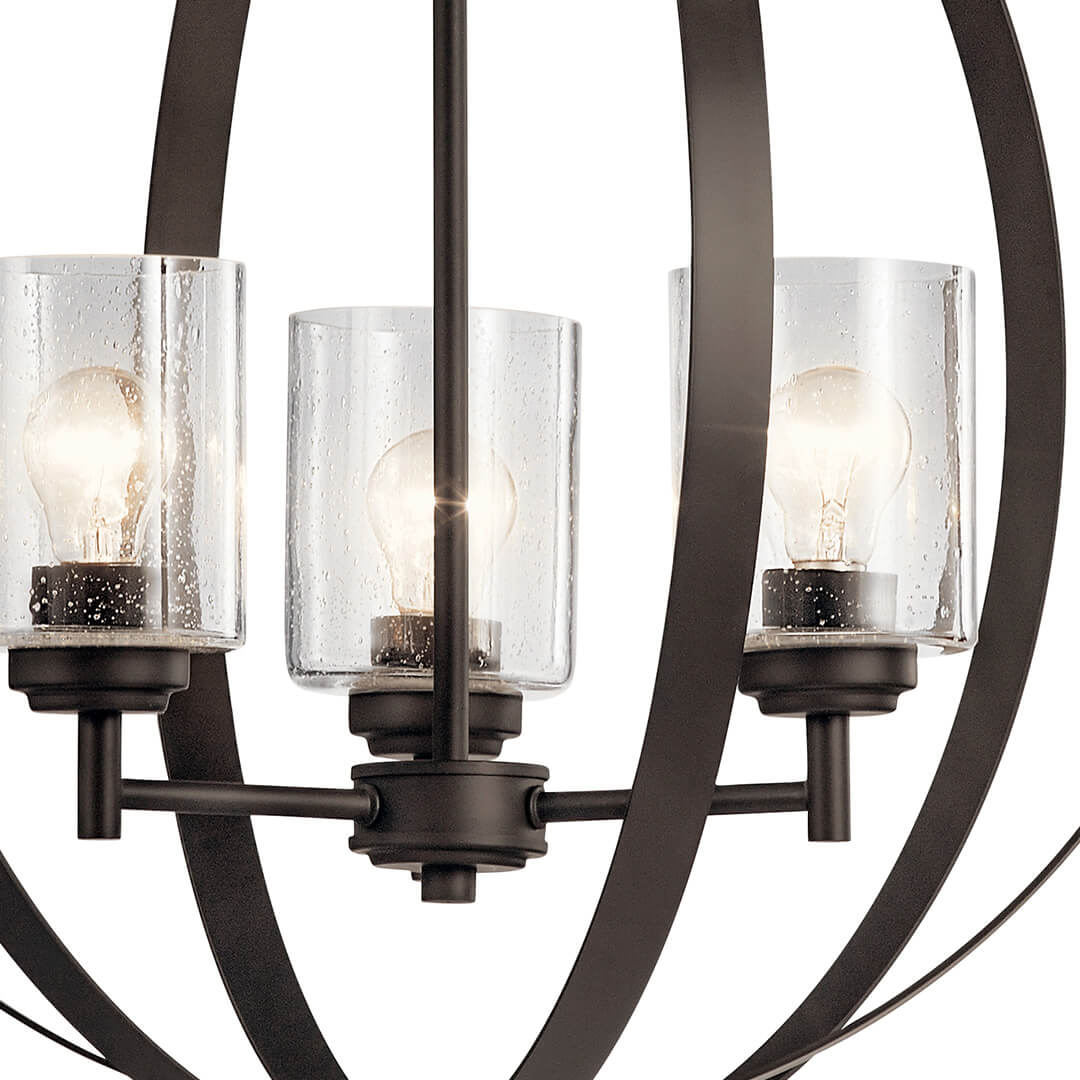 KICHLER, WINSLOW CHANDELIER, CHANDELIER LIGHT