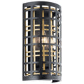 KICHLER, ALDERGATE WALL SCONCE, WALL SCONCES