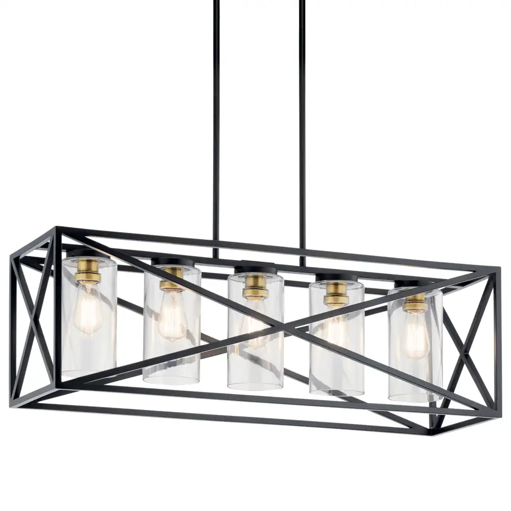 KICHLER, MOORGATE CHANDELIER, LINEAR LIGHT