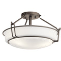 KICHLER, ALKIRE CEILING LIGHTS, SEMI FLUSH MOUNT LIGHT