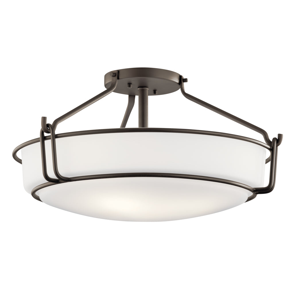 KICHLER, ALKIRE CEILING LIGHTS, SEMI FLUSH MOUNT LIGHT