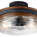 KICHLER, GRAND BANK CEILING LIGHTS, SEMI FLUSH MOUNT LIGHT