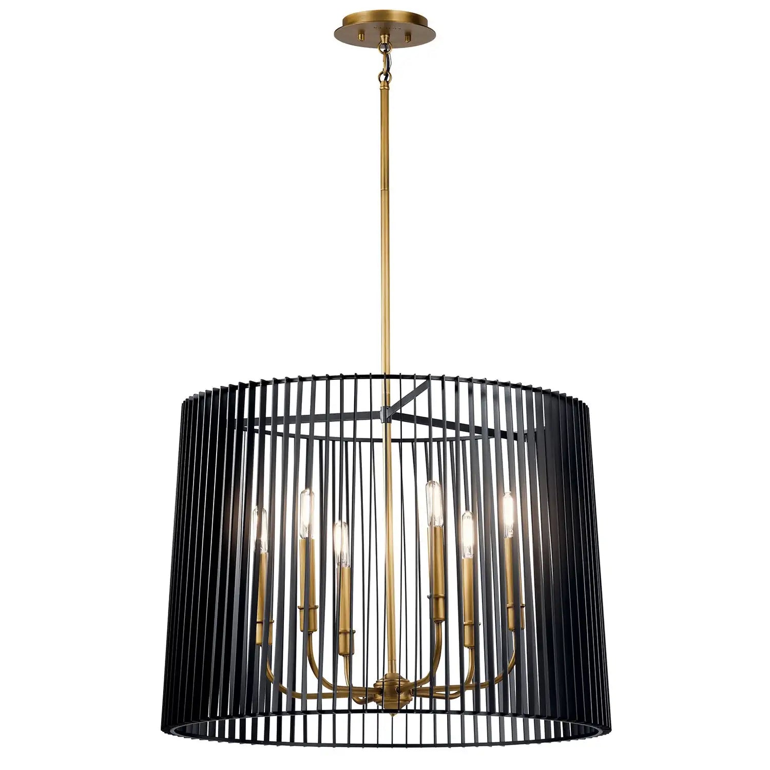 KICHLER, LINARA CHANDELIER, LINEAR LIGHT