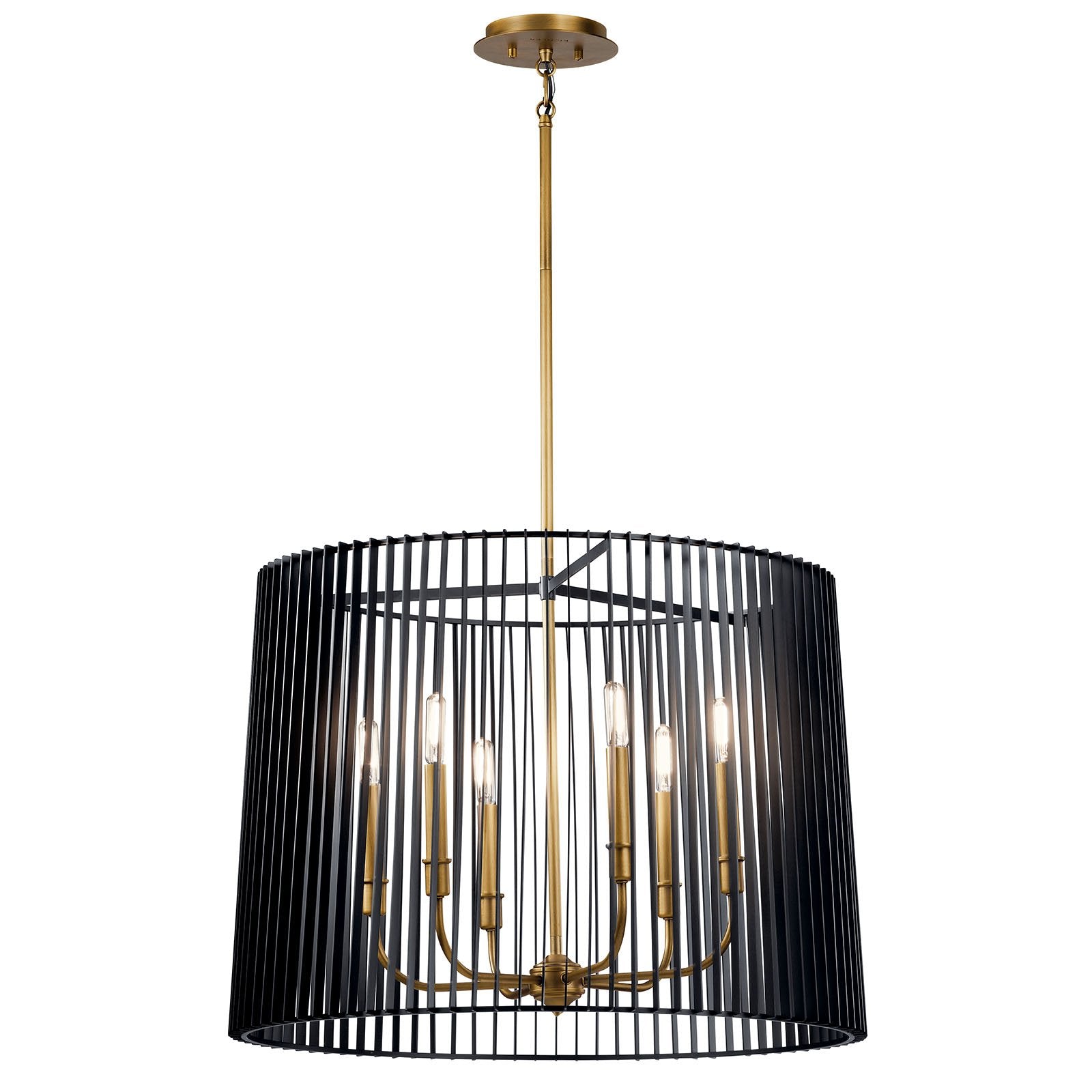 KICHLER, LINARA CHANDELIER, LINEAR LIGHT