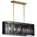 KICHLER, LINARA CHANDELIER, LINEAR LIGHT
