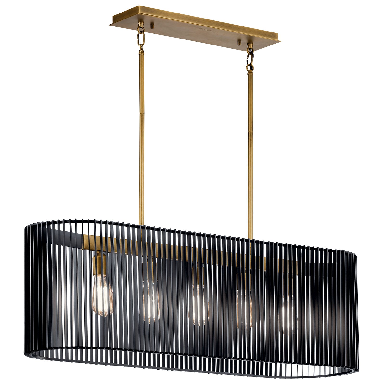 KICHLER, LINARA CHANDELIER, LINEAR LIGHT