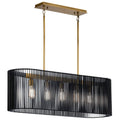 KICHLER, LINARA CHANDELIER, LINEAR LIGHT