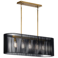 KICHLER, LINARA CHANDELIER, LINEAR LIGHT