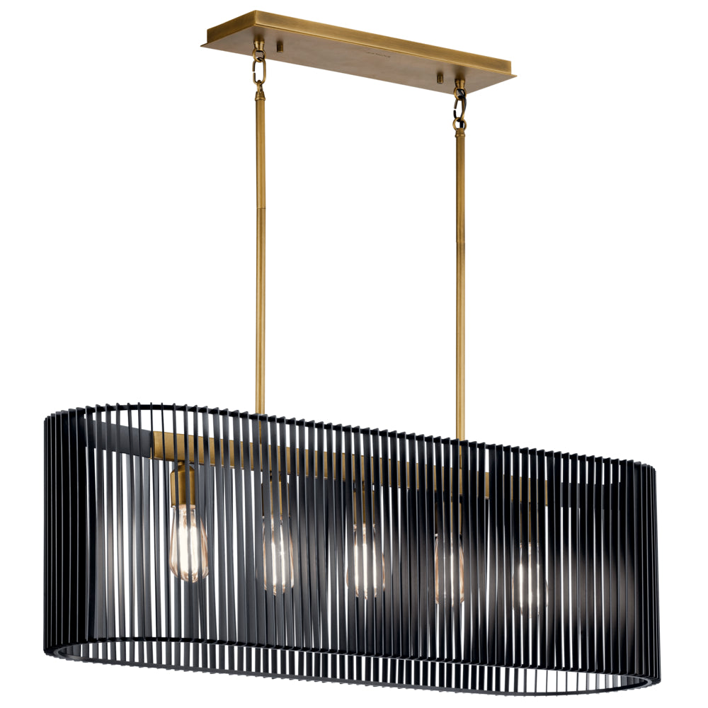 KICHLER, LINARA CHANDELIER, LINEAR LIGHT