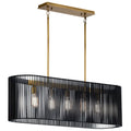 KICHLER, LINARA CHANDELIER, LINEAR LIGHT